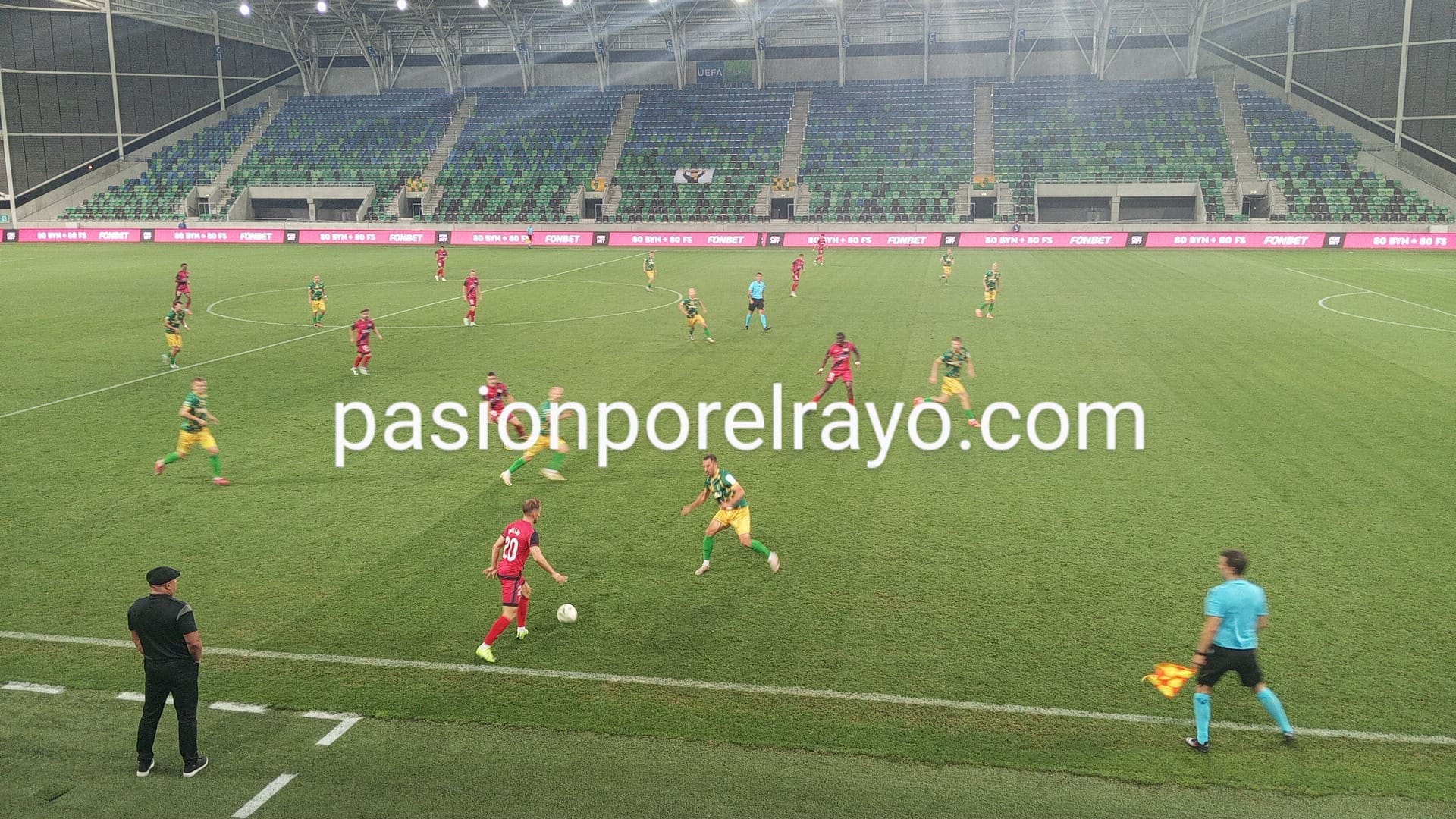 Neman Grodno 0-1 Rayo Vallecano: Álvaro García hace historia