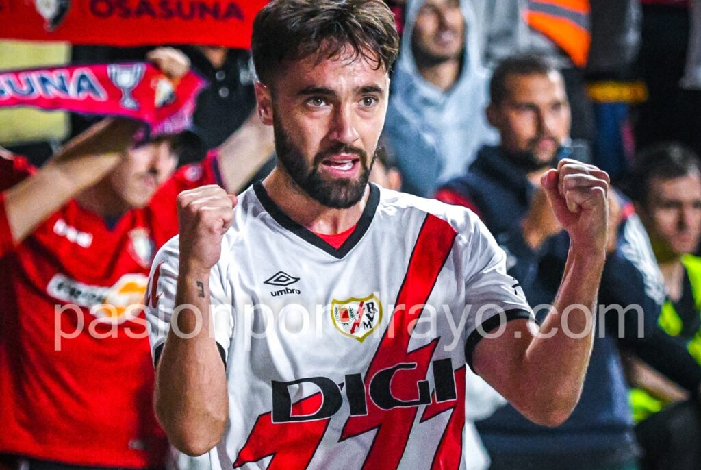 Unai López, jugador del Rayo Vallecano