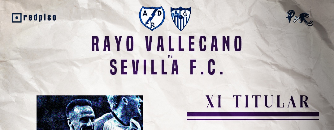 11 titular del Rayo Vallecano contra el Sevilla
