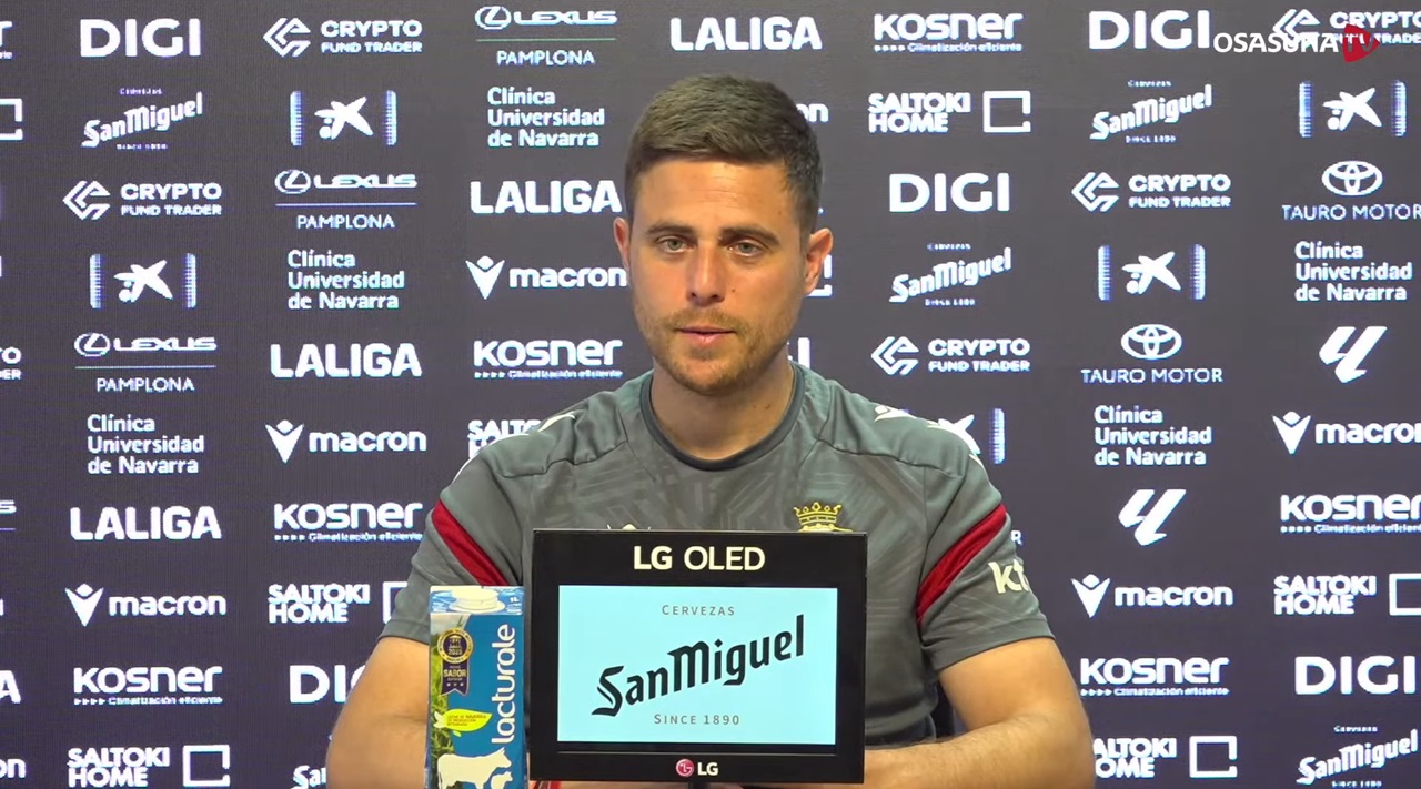 Alessio Lisci, en la previa del Osasuna – Rayo: «Da gusto ver jugar al Rayo»