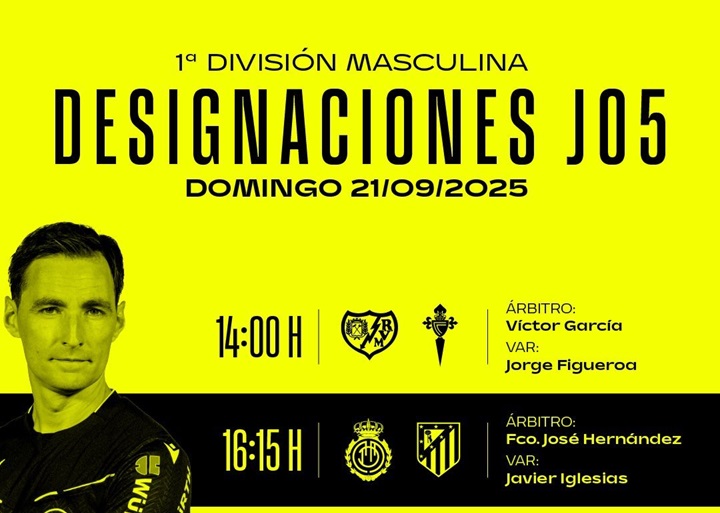 Árbitros del Rayo Vallecano – Celta