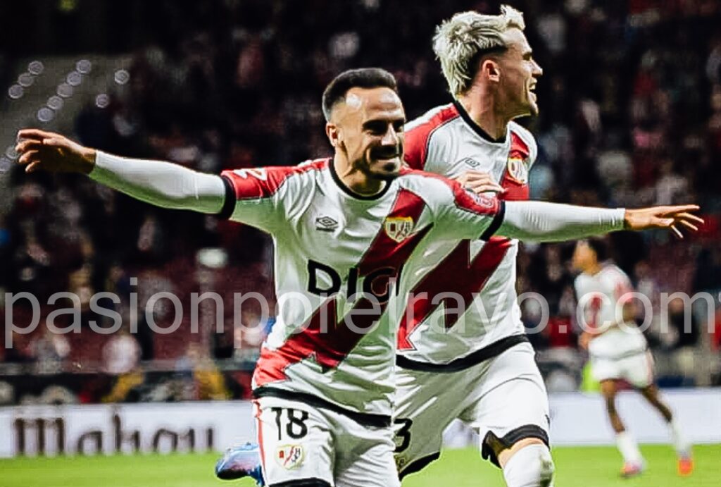 Álvaro García, en el Atlético de Madrid - Rayo Vallecano