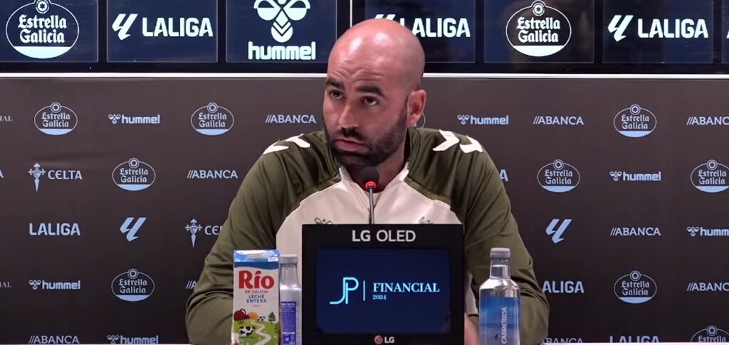 Claudio Giráldez, en la previa del Rayo - Celta