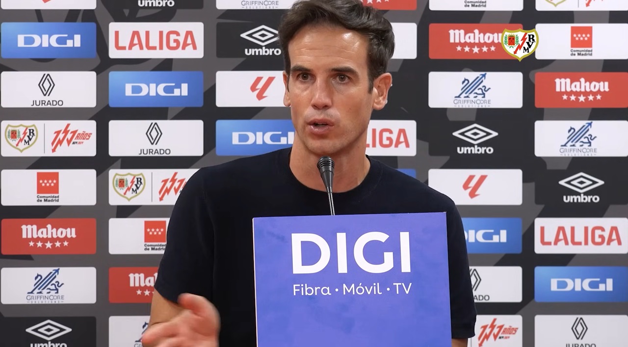 Íñigo Pérez, tras el Rayo 1-1 Barcelona: «Hemos merecido ganar»