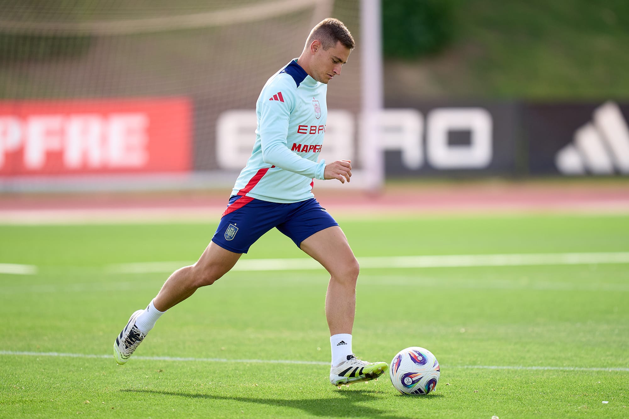 De Frutos, convocado con la Selección española ¡en pleno entrenamiento!