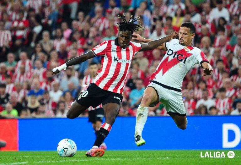 Luiz Felipe, en el Athletic Club - Rayo Vallecano