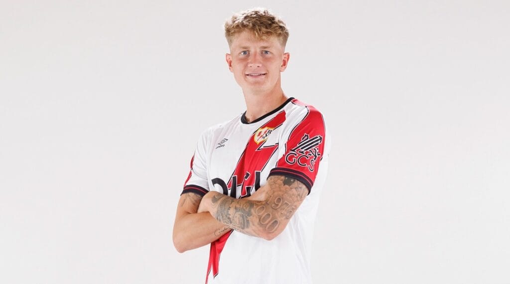 El Rayo Vallecano cede a Pelayo Fernández al Cádiz 3 Pelayo Fernández, jugador del Rayo Vallecano