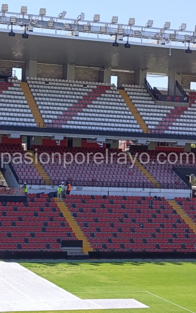 ¡Tenemos las últimas imágenes del estado del Estadio de Vallecas! 7 estadio de vallecas