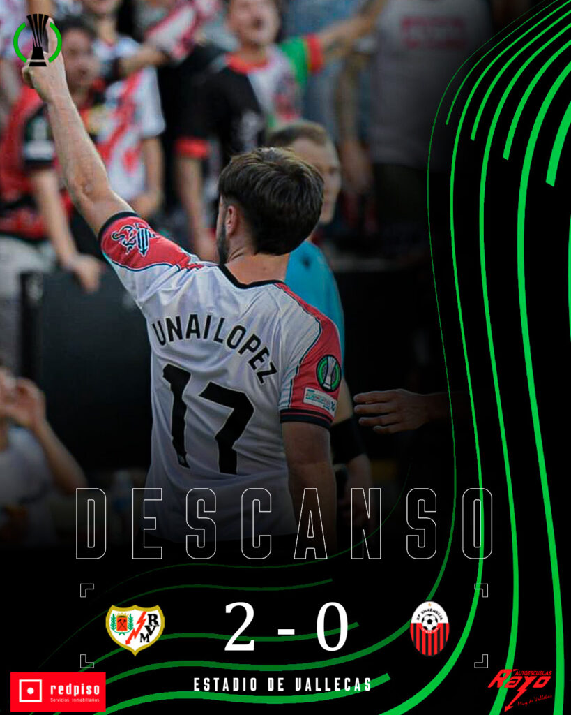 Rayo Vallecano 2-0 Shkendija: Tres puntos y a Gotemburgo 8 Cartel Rayo Vallecano 2-0 Shkendija (c) Pasión por el Rayo