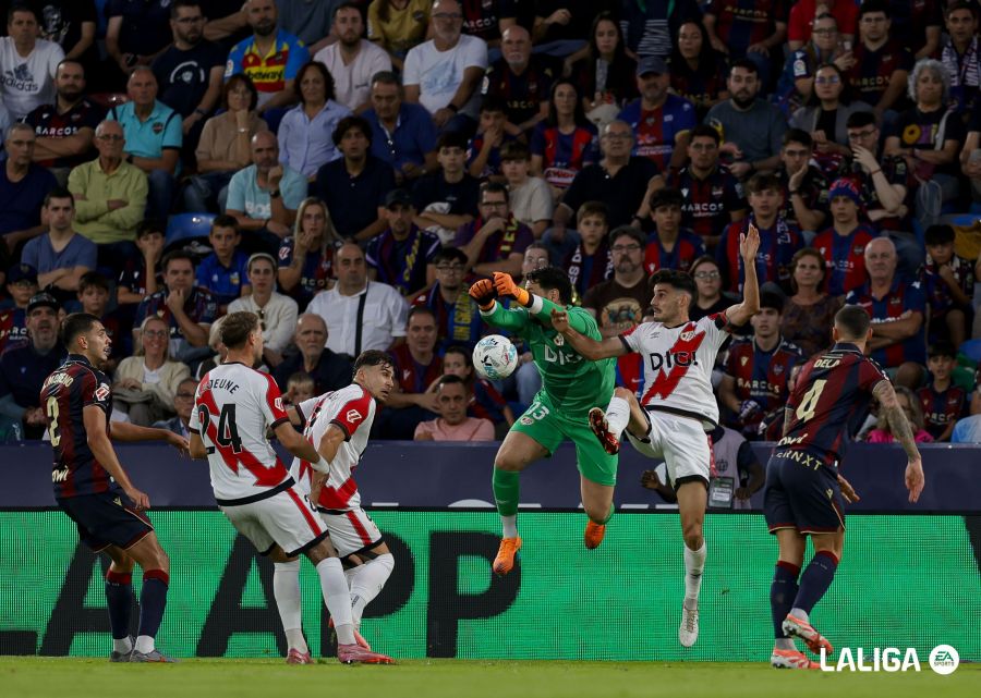 El Rayo Vallecano vuela con la portería a 0 3 Foto del Levante - Rayo Vallecano (c) LaLiga