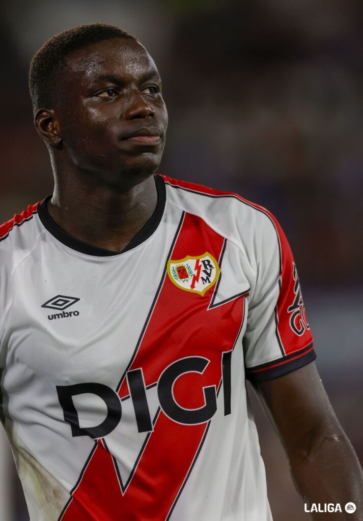 Mendy, un debut fulgurante con el Rayo Vallecano 3 Mendy, en el Levante - Rayo Vallecano (c) LaLiga