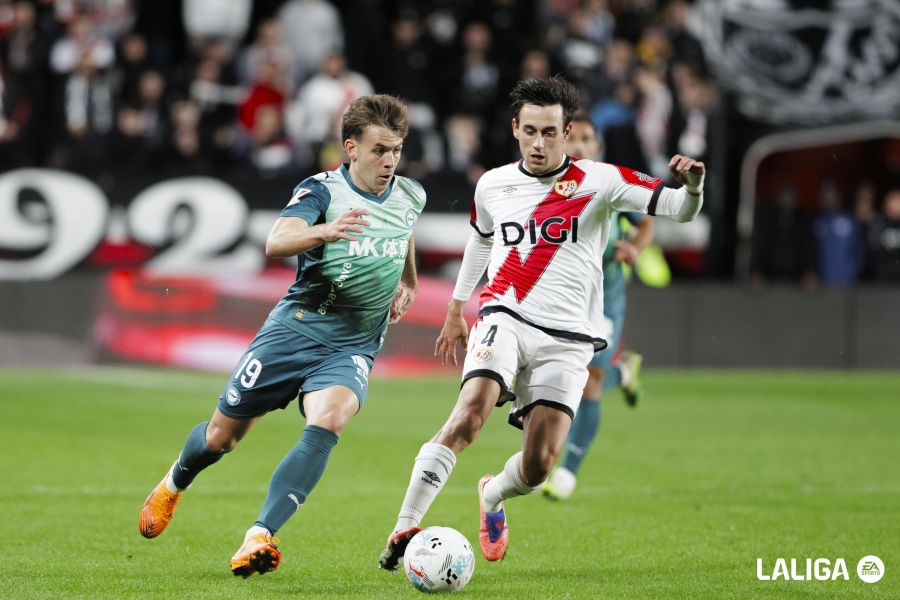 Pedro Díaz, en el Rayo Vallecano - Alavés