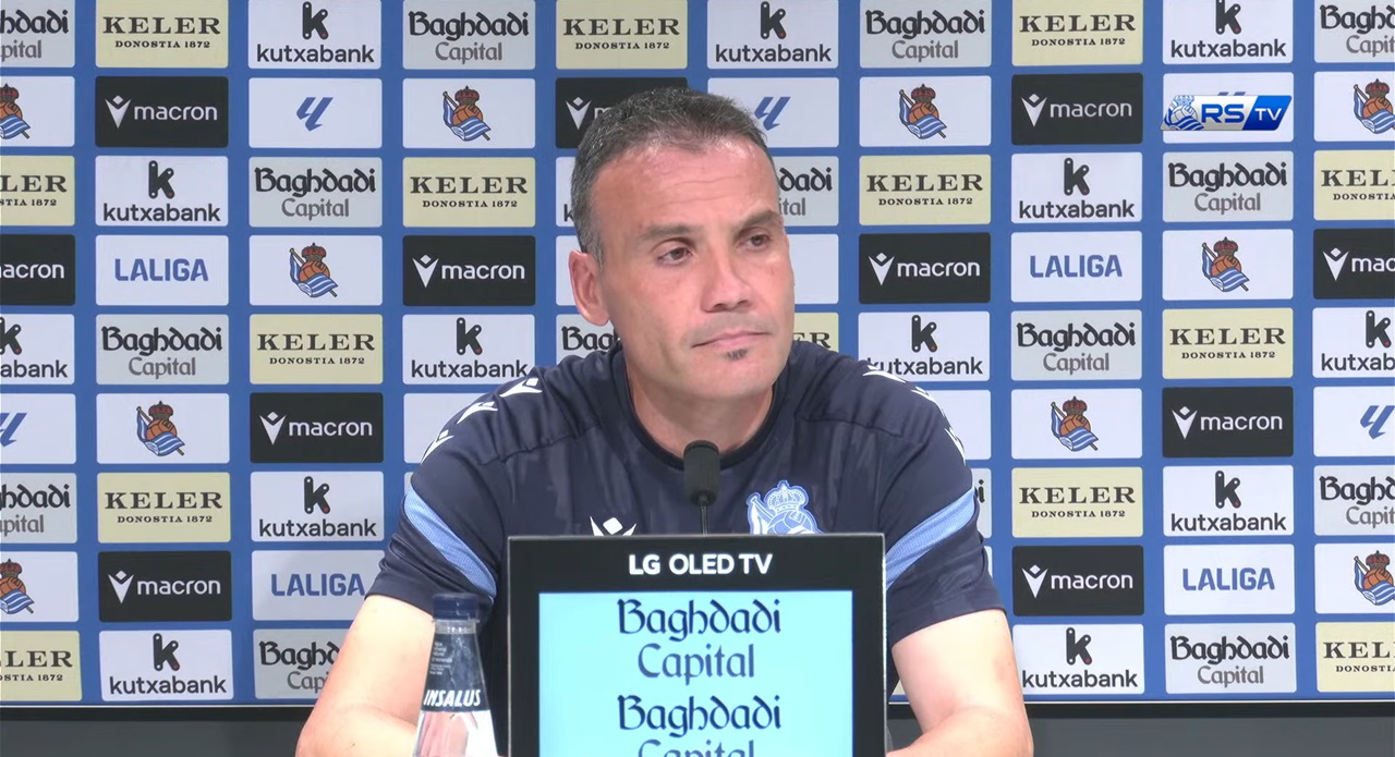 Sergio Francisco, en la previa del Real Sociedad – Rayo: «Ganar en Europa les dará impulso»