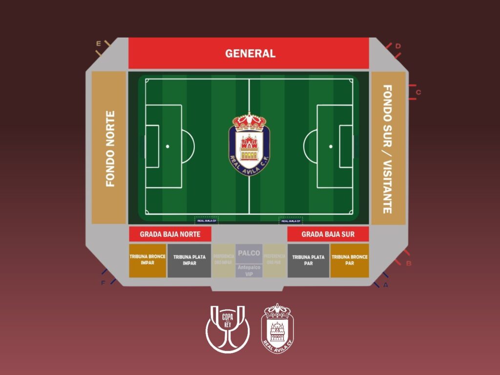 Cartel entradas Ávila - Rayo Vallecano de Copa del Rey (c) Real Ávila X