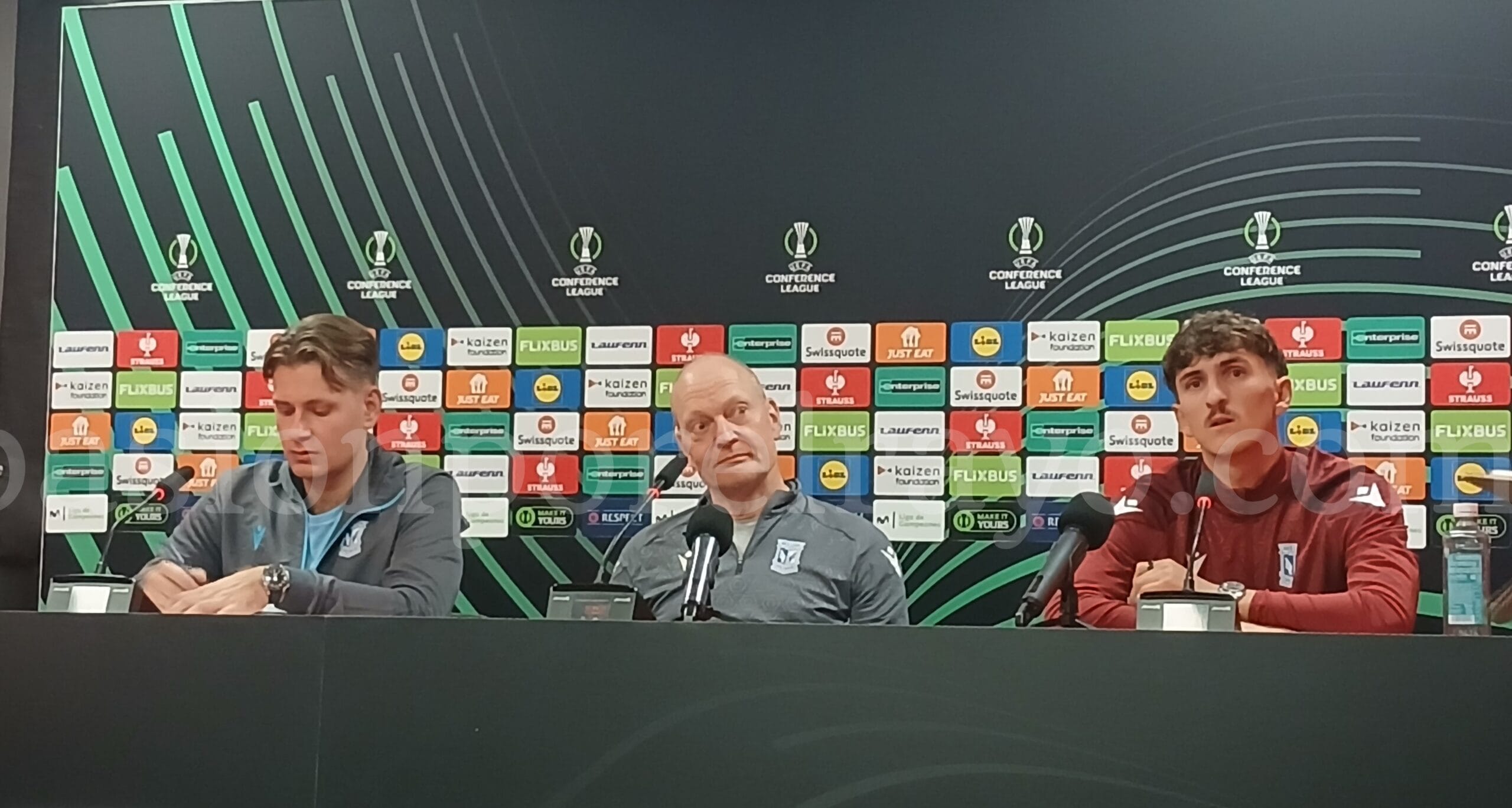 Niels Frederiksen y Pablo Rodríguez, en la previa del Rayo – Lech Poznan: «Iremos a por la victoria»