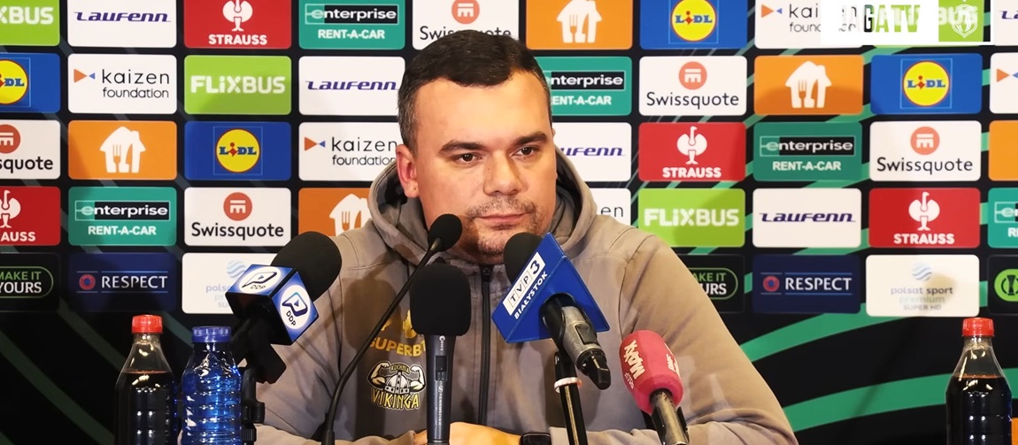 Siemieniec, en la previa del Jagiellonia – Rayo: «Sabemos que será un rival mucho más fuerte que los anteriores»