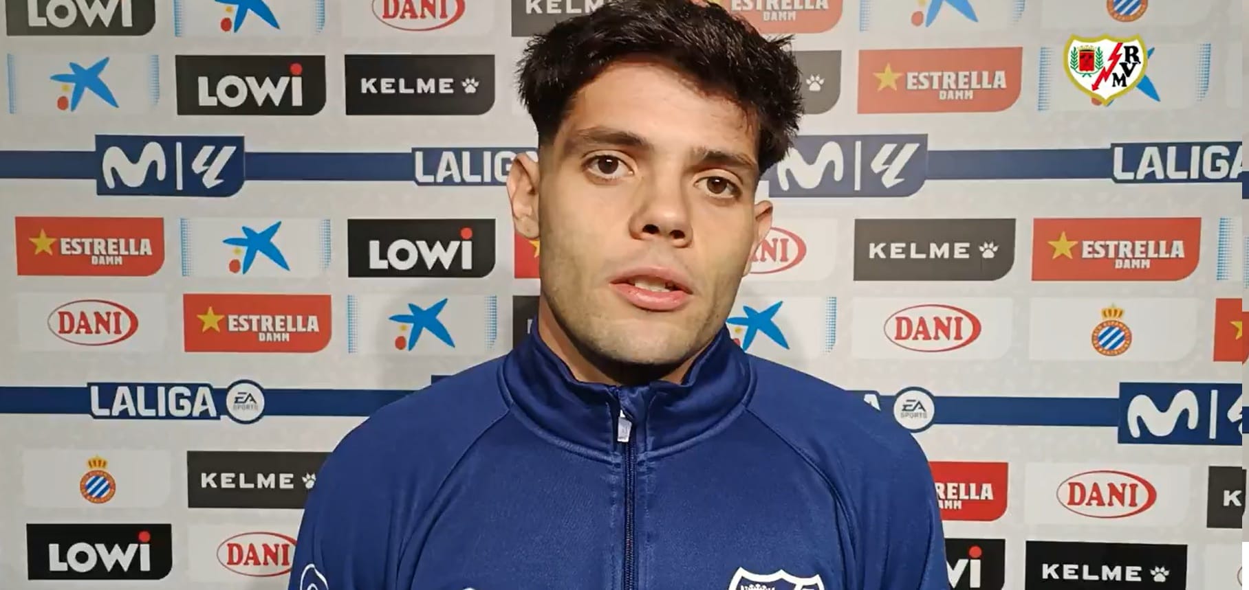 Fran Pérez tras el Espanyol 1-0 Rayo: «En la primera parte no hemos estado bien con balón»