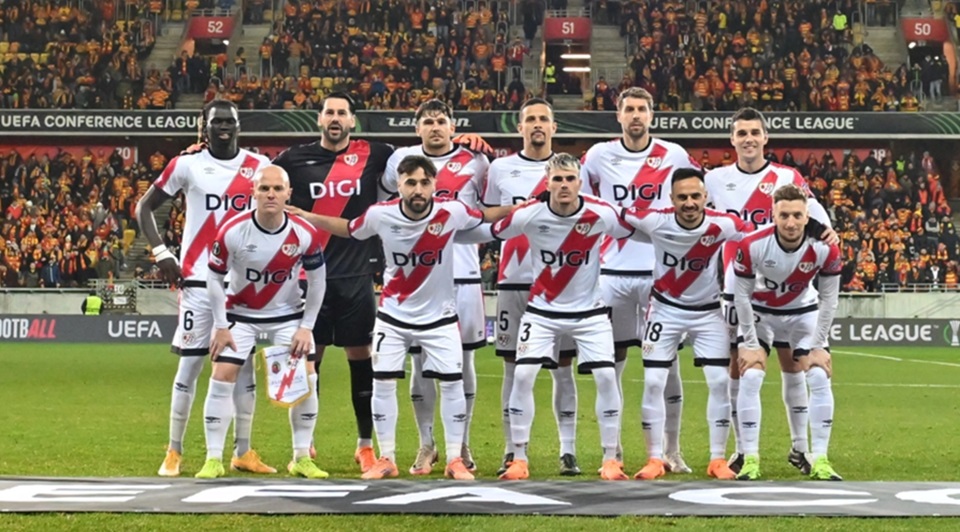 11 titular del Rayo Vallecano contra el Jagiellonia (c) Rayo Vallecano