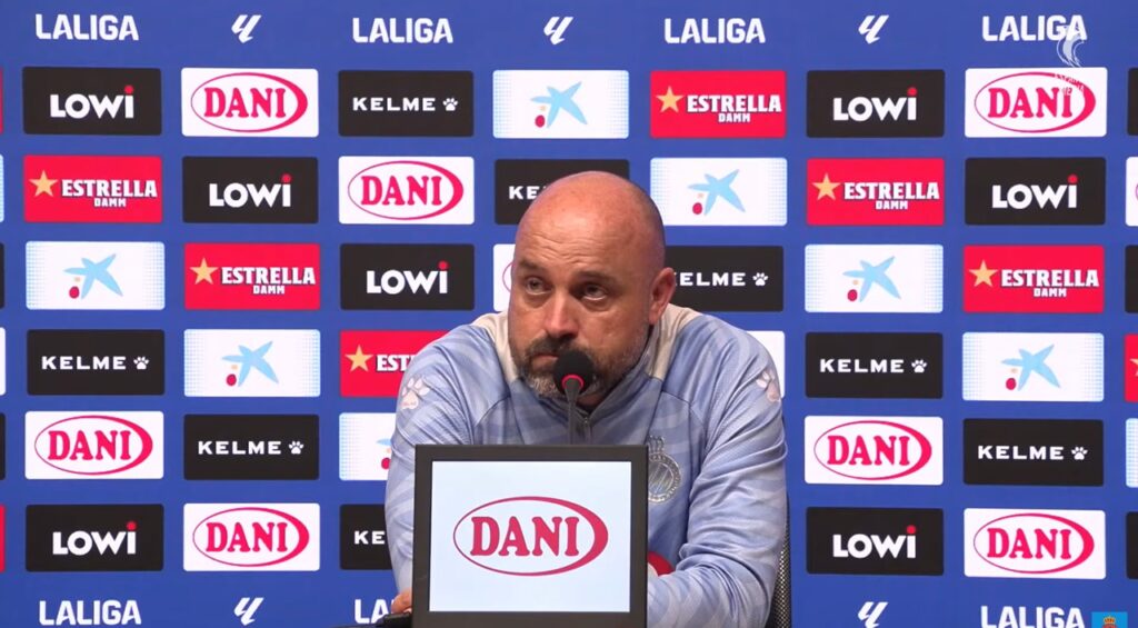 Manolo González, en la previa del Espanyol - Rayo