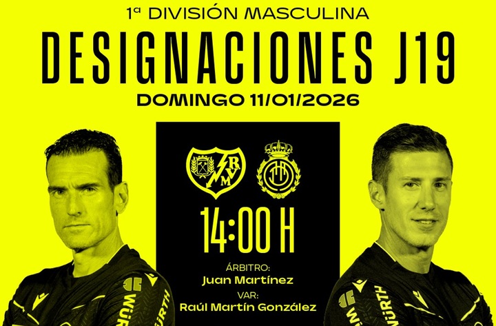 Árbitros del Rayo Vallecano - Mallorca (c) RFEF