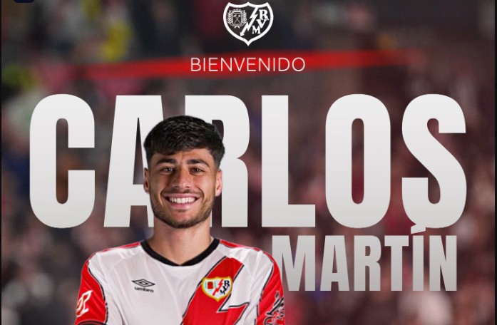 Carlos Martín, nuevo jugador del Rayo hasta final de temporada