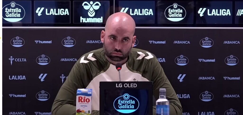 claudio giraldez entrenador del celta