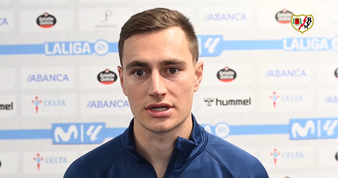 De Frutos tras el Celta 3-0 Rayo: «La primera parte la hemos jugado muy bien»