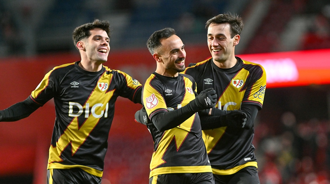 Resumen Granada 1-3 Rayo Vallecano (ronda 3)