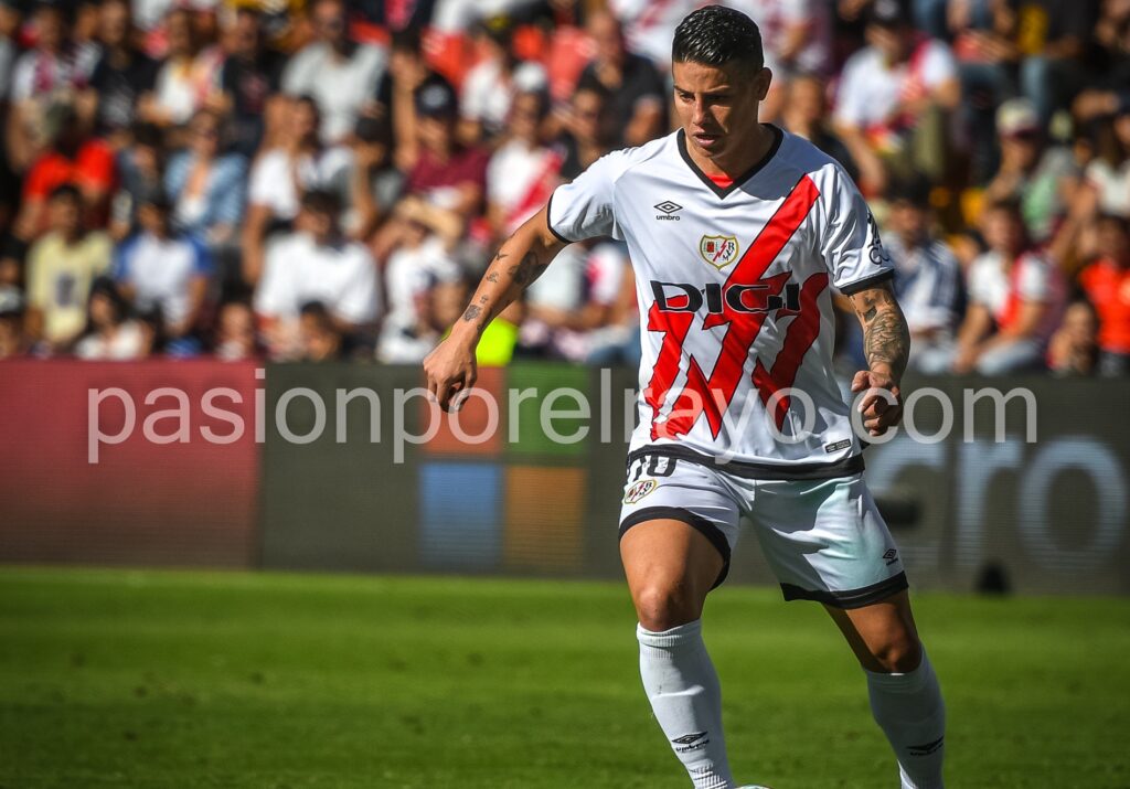 James Rodríguez, en el Rayo Vallecano