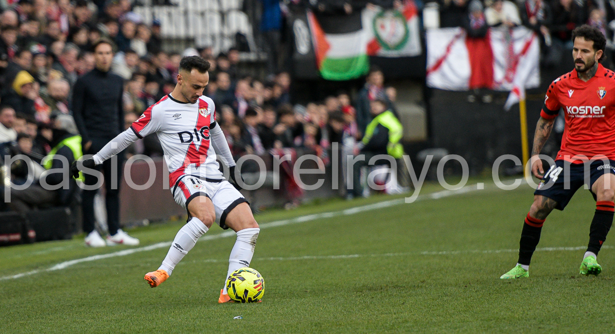 Resumen Rayo Vallecano 1-3 Osasuna (jornada 21)
