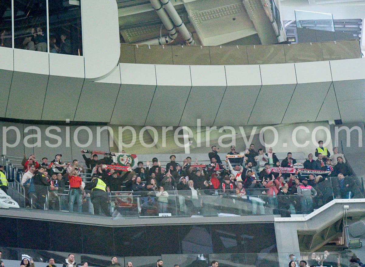 El Real Madrid – Rayo a 75 euros en zona visitante