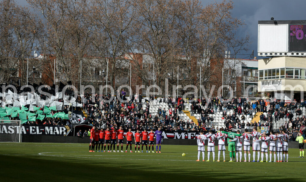 minuto de silencio rayo - osasuna