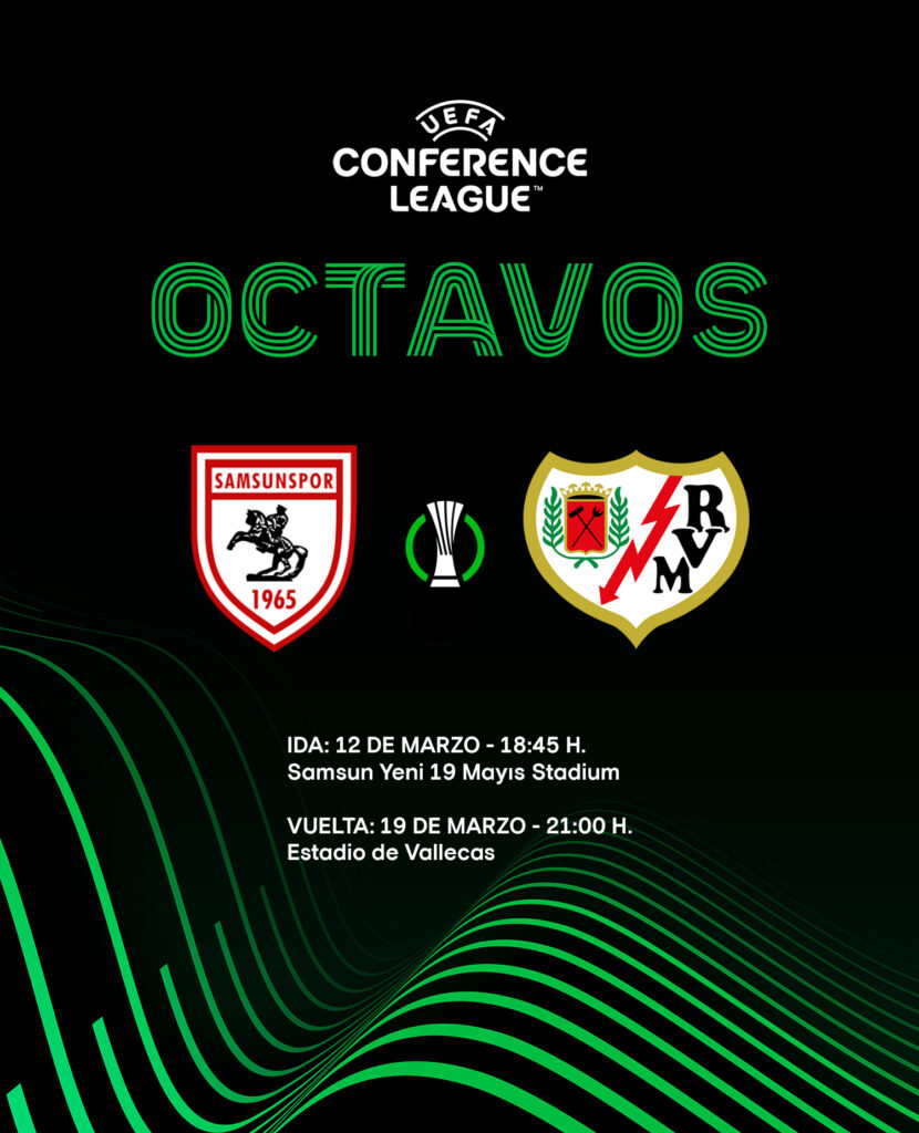 Cartel Samsunspor - Rayo Vallecano (c) Rayo Vallecano