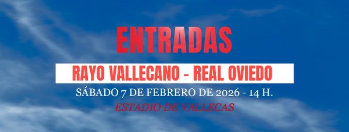 El Rayo pone a la venta las entradas para el duelo ante el Real Oviedo en Vallecas