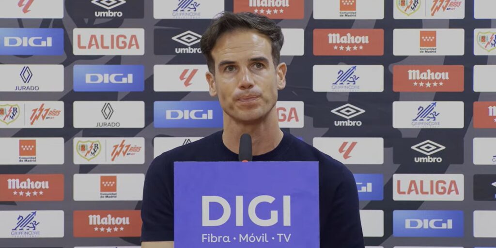 Íñigo Pérez, tras el Rayo 1-1 Athletic