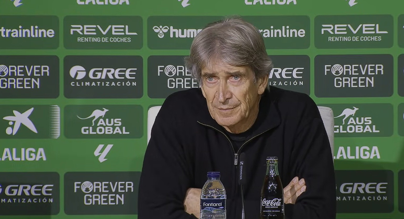 Pellegrini tras el Betis 1-1 Rayo, sobre las jugadas polémicas: «No he visto ninguna de las dos y no me interesa verlas»