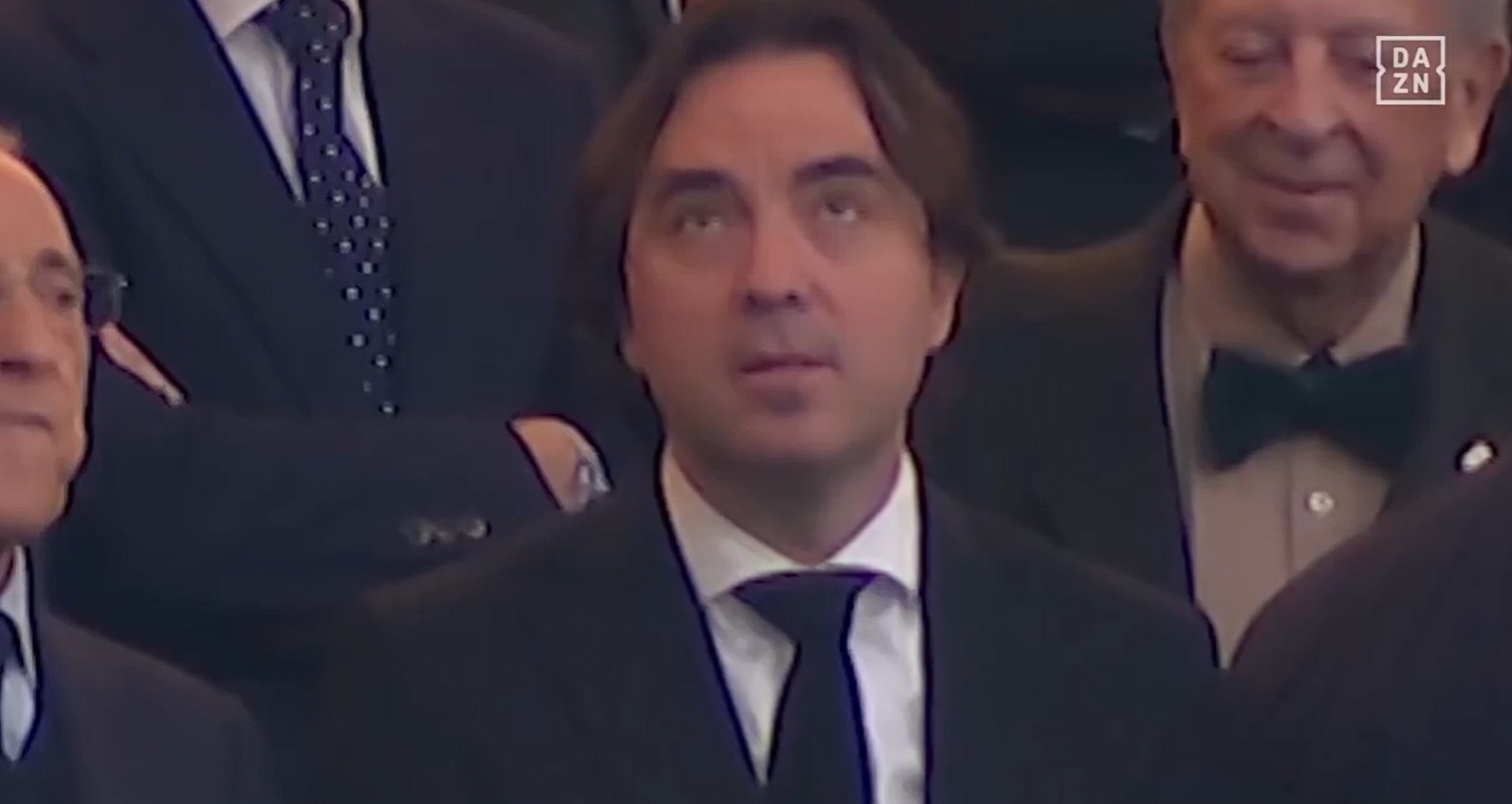 Martín Presa «impresionado» en el Bernabéu