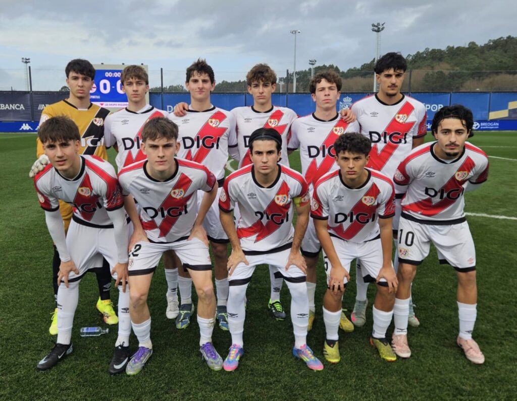 11 titular del Rayo Juvenil en Coruña