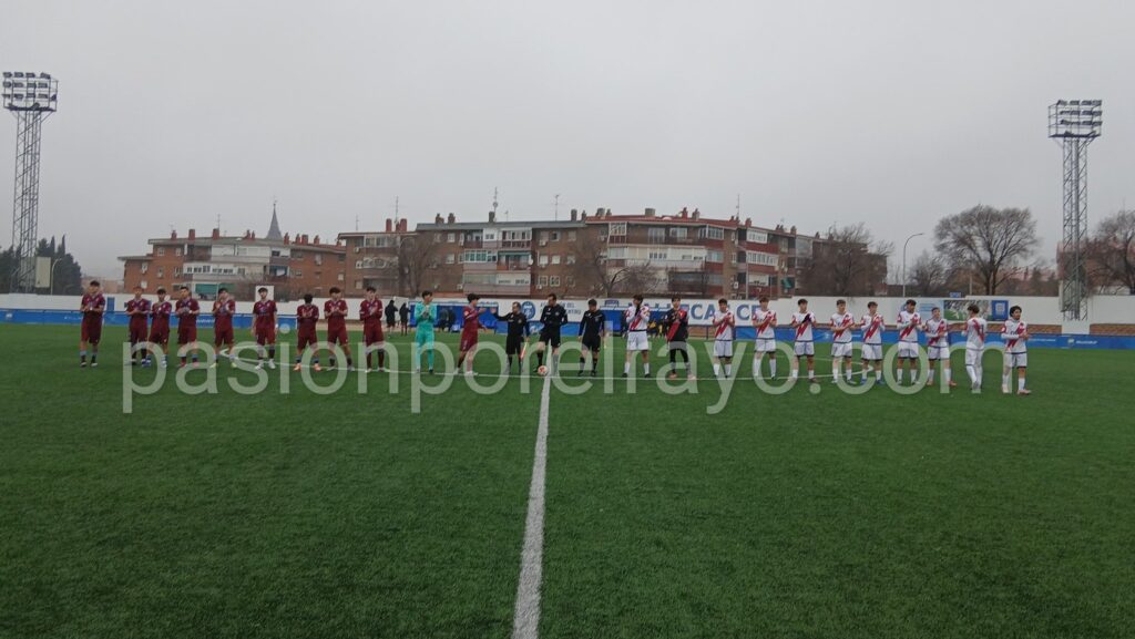 Foto del Rayo Juvenil contra el Badajoz Juvenil