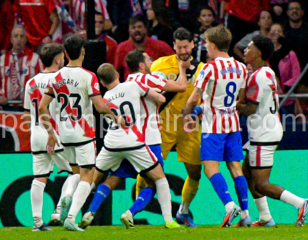 agresion de Koke a Batalla