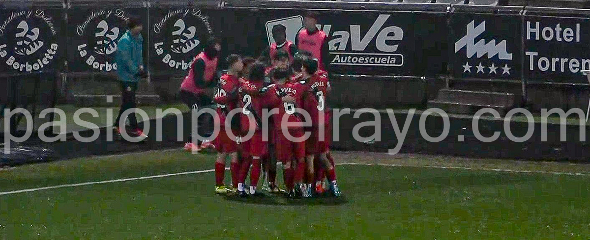 El Rayo B pierde en el descuento con dos goles en un minuto