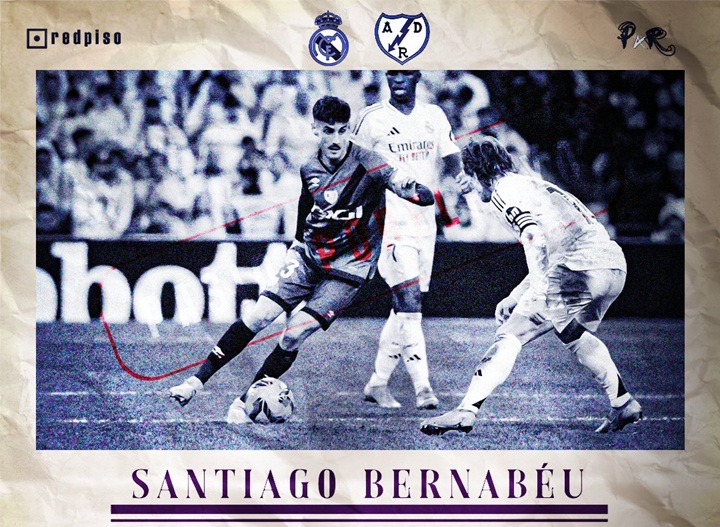 Cartel Real Madrid - Rayo Vallecano