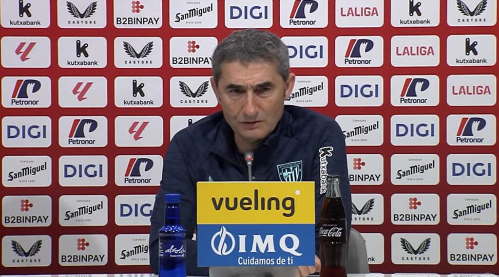 Valverde, en la previa del Rayo Vallecano - Athletic Club