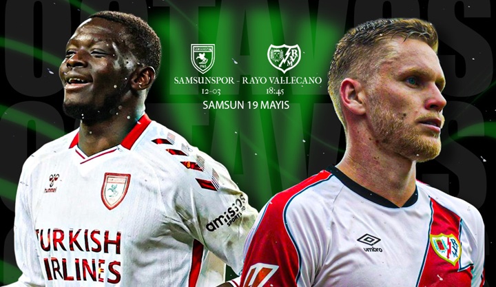 Cartel del Samsunspor - Rayo Vallecano (c) Pasión por el Rayo