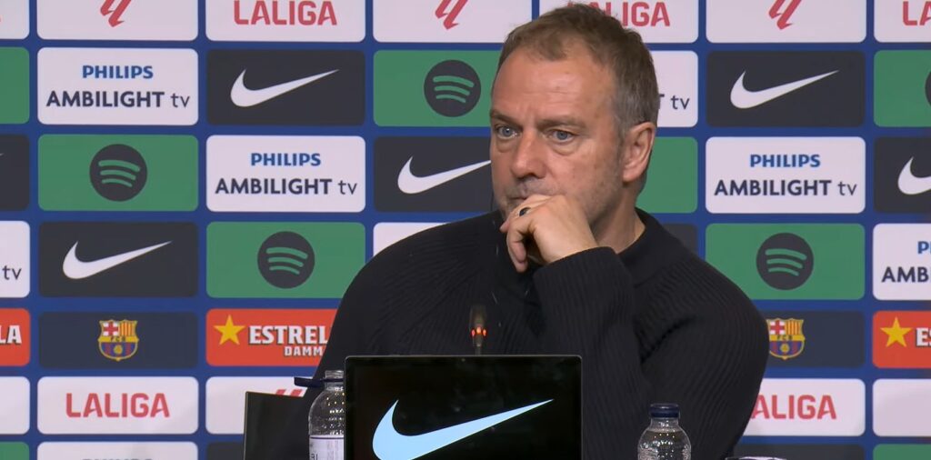 hansi flick entrenador del barcelona