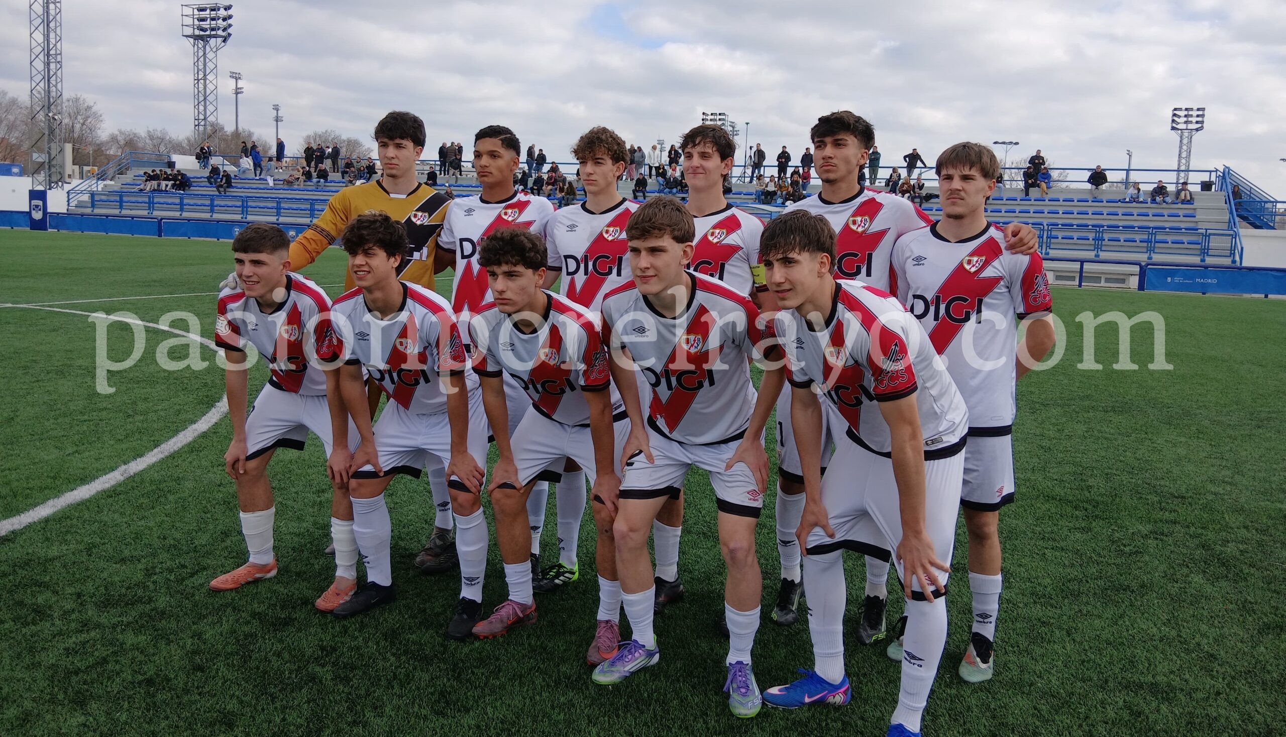 El Rayo Juvenil A empata otra vez sobre la bocina (3-3) contra Las Rozas