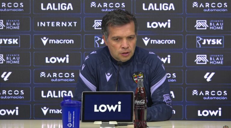 Luís Castro, en la previa del Rayo - Levante (c) Youtube Levante