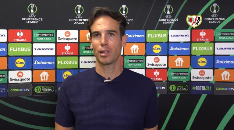 Íñigo Pérez, técnico del Rayo Vallecano (c) Rayo Vallecano