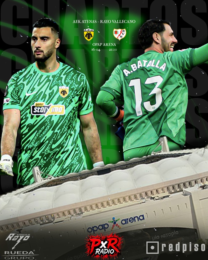 Cartel del AEK - Rayo Vallecano (c) Pasión por el Rayo