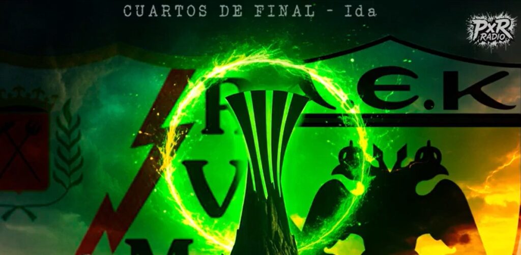 Cartel del Rayo Vallecano - AEK de Atenas (c) Pasión por el Rayo